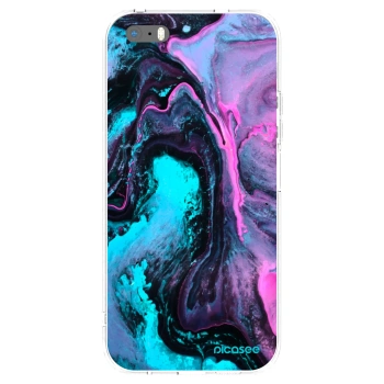 Picasee διαφανής θήκη σιλικόνης Apple iPhone 5/5S/SE - Lean 2