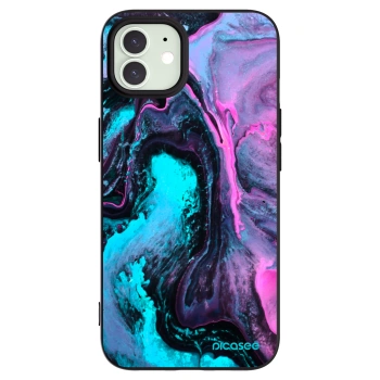 Picasee Μαύρη θήκη σιλικόνης για Apple iPhone 12 - Lean 2