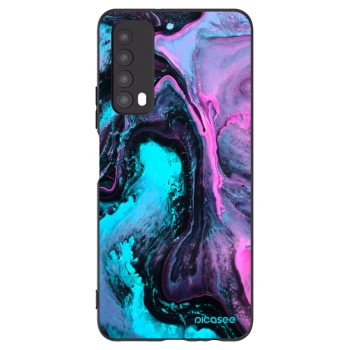 Picasee Μαύρη θήκη σιλικόνης για Huawei P Smart 2021 - Lean 2