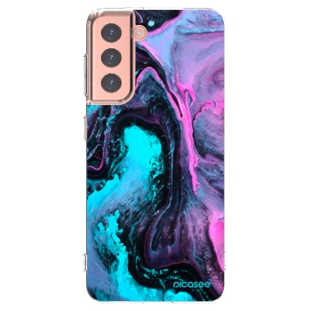 Picasee διαφανής θήκη σιλικόνης Samsung Galaxy S21 5G G991B - Lean 2