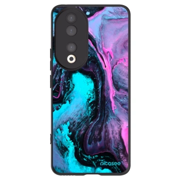 Picasee Μαύρη θήκη σιλικόνης για Honor 90 5G - Lean 2