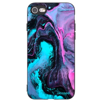 Picasee Μαύρη θήκη σιλικόνης για Apple iPhone 7 - Lean 2