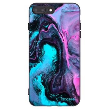Picasee Μαύρη θήκη σιλικόνης για Apple iPhone 7 Plus - Lean 2