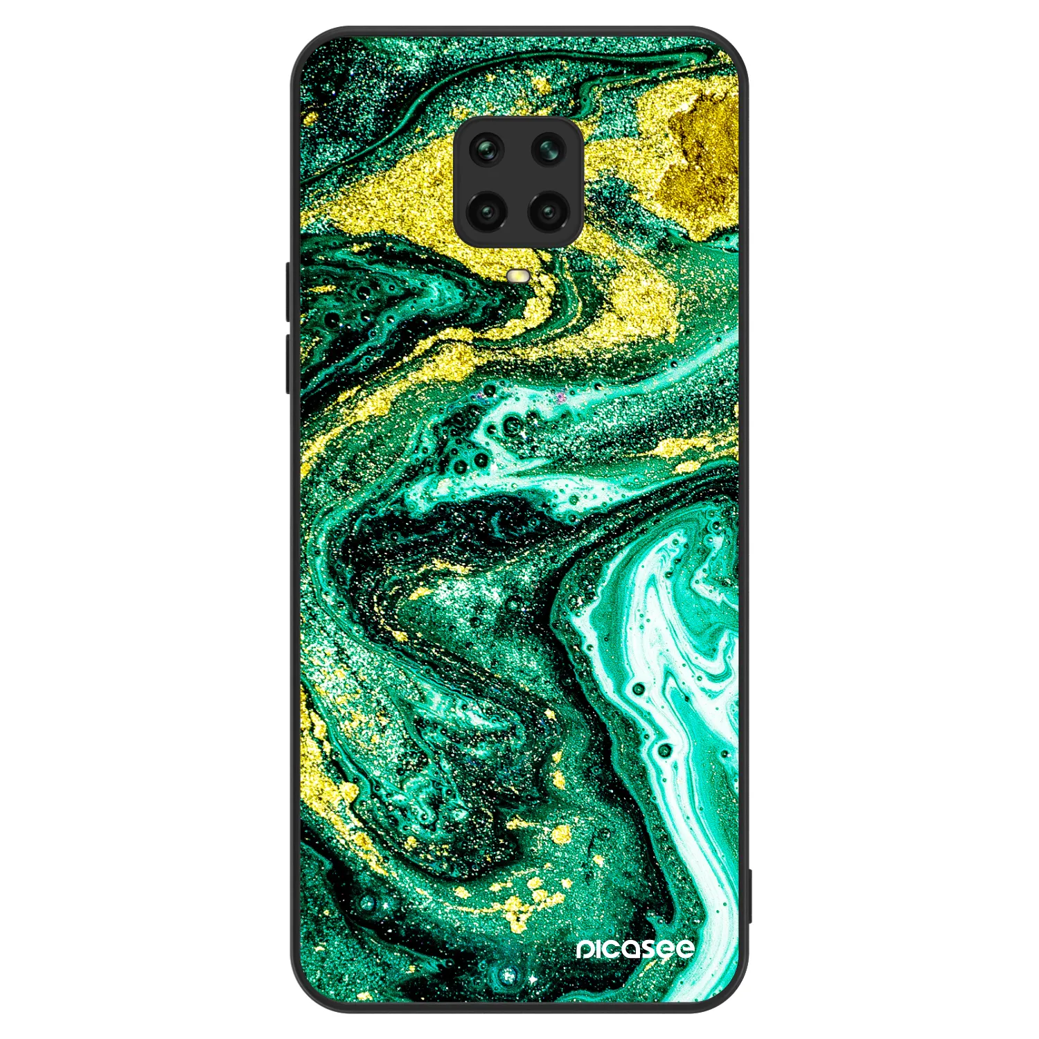 Picasee ULTIMATE CASE για Xiaomi Redmi Note 9 Pro - Green Gold