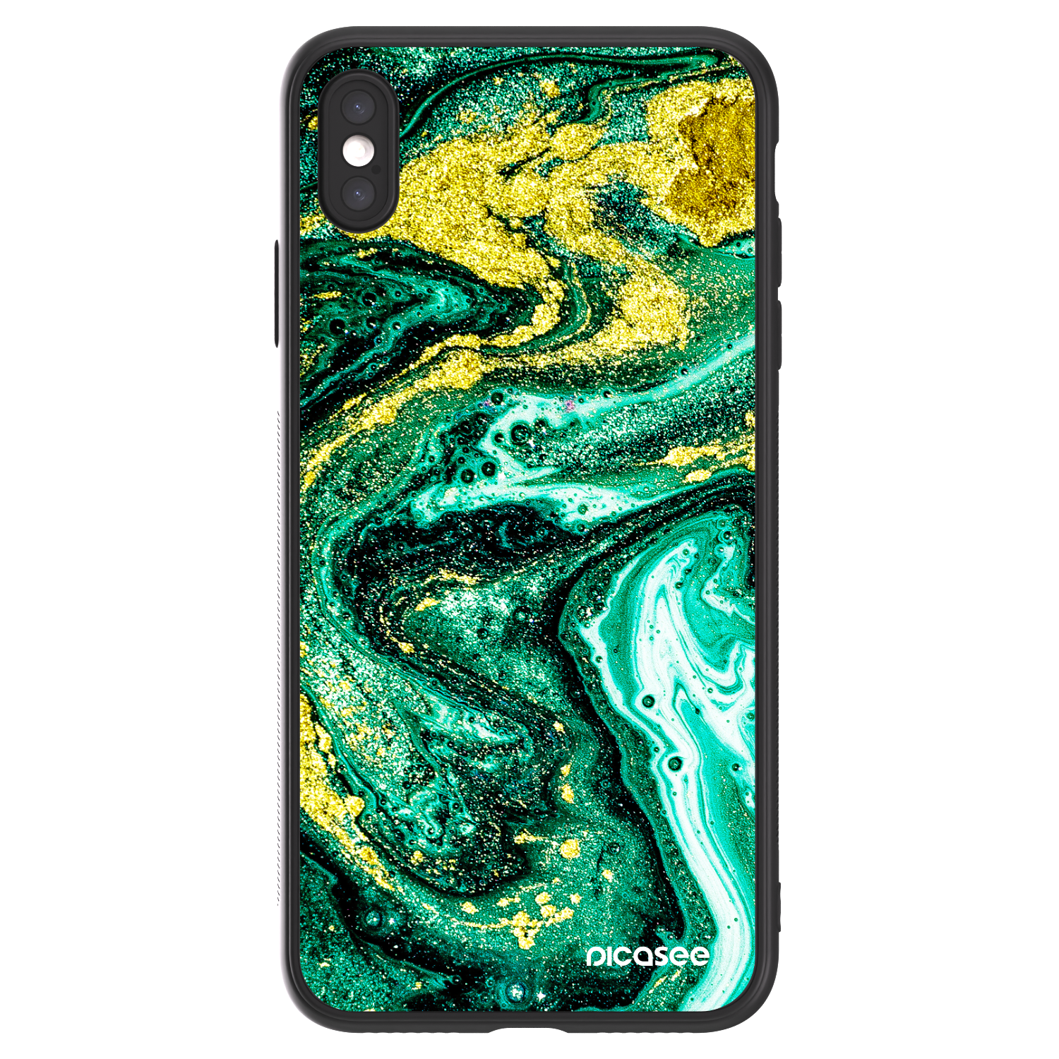 Picasee ULTIMATE CASE για Apple iPhone XS Max - Green Gold