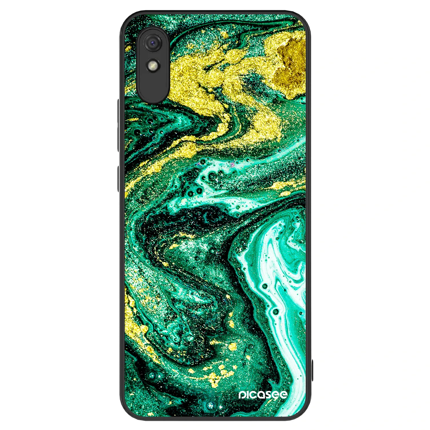 Picasee ULTIMATE CASE για Xiaomi Redmi 9A - Green Gold
