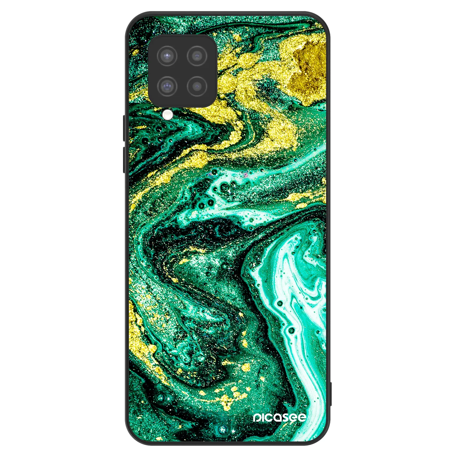 Picasee ULTIMATE CASE για Samsung Galaxy A42 A426B - Green Gold