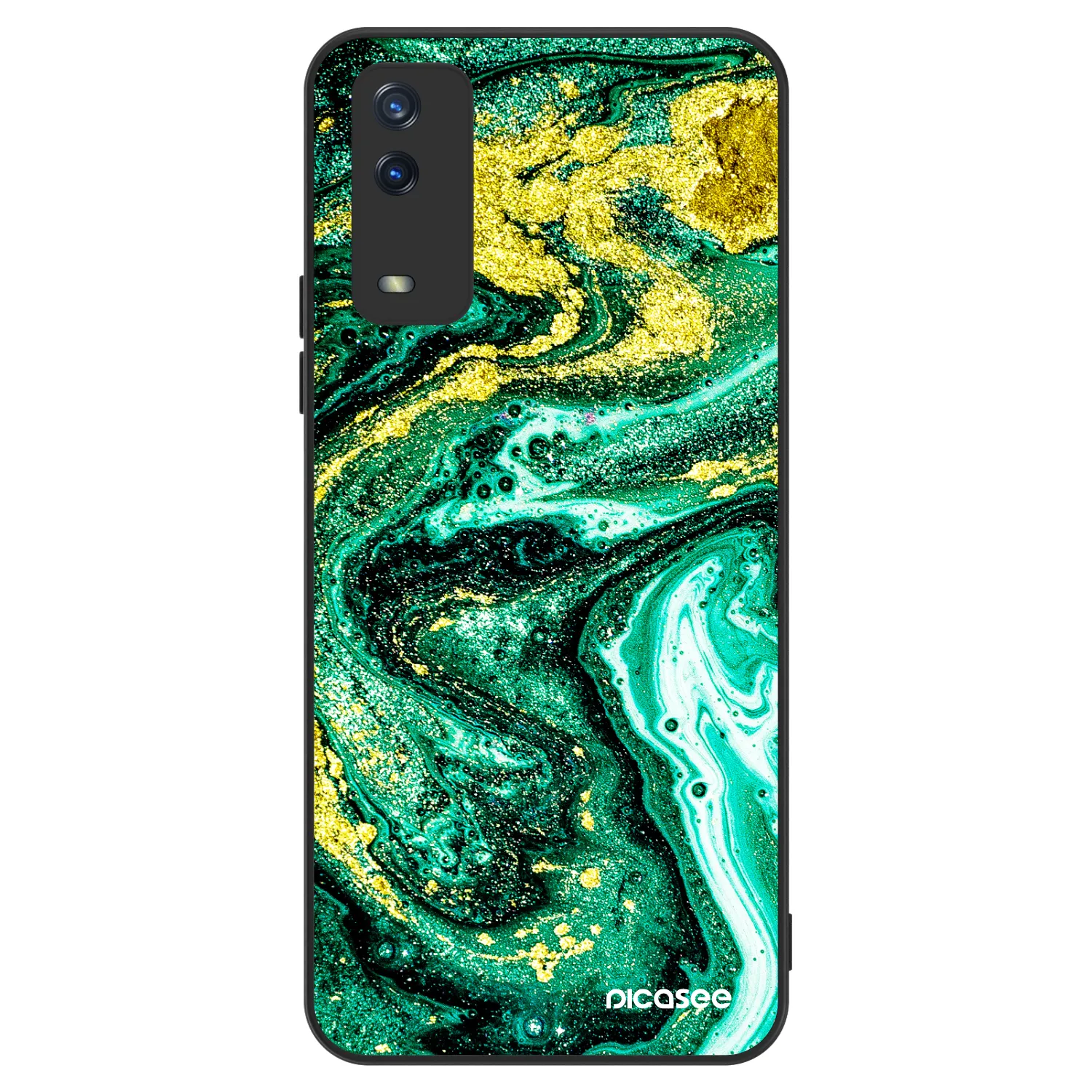 Picasee ULTIMATE CASE για Vivo Y11s - Green Gold