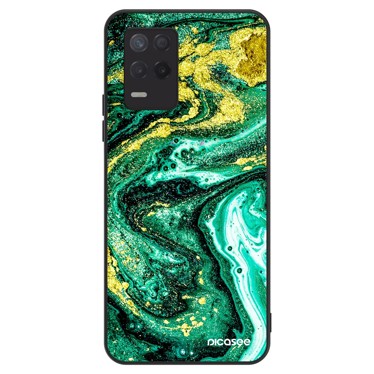 Picasee ULTIMATE CASE για Realme 8 5G - Green Gold