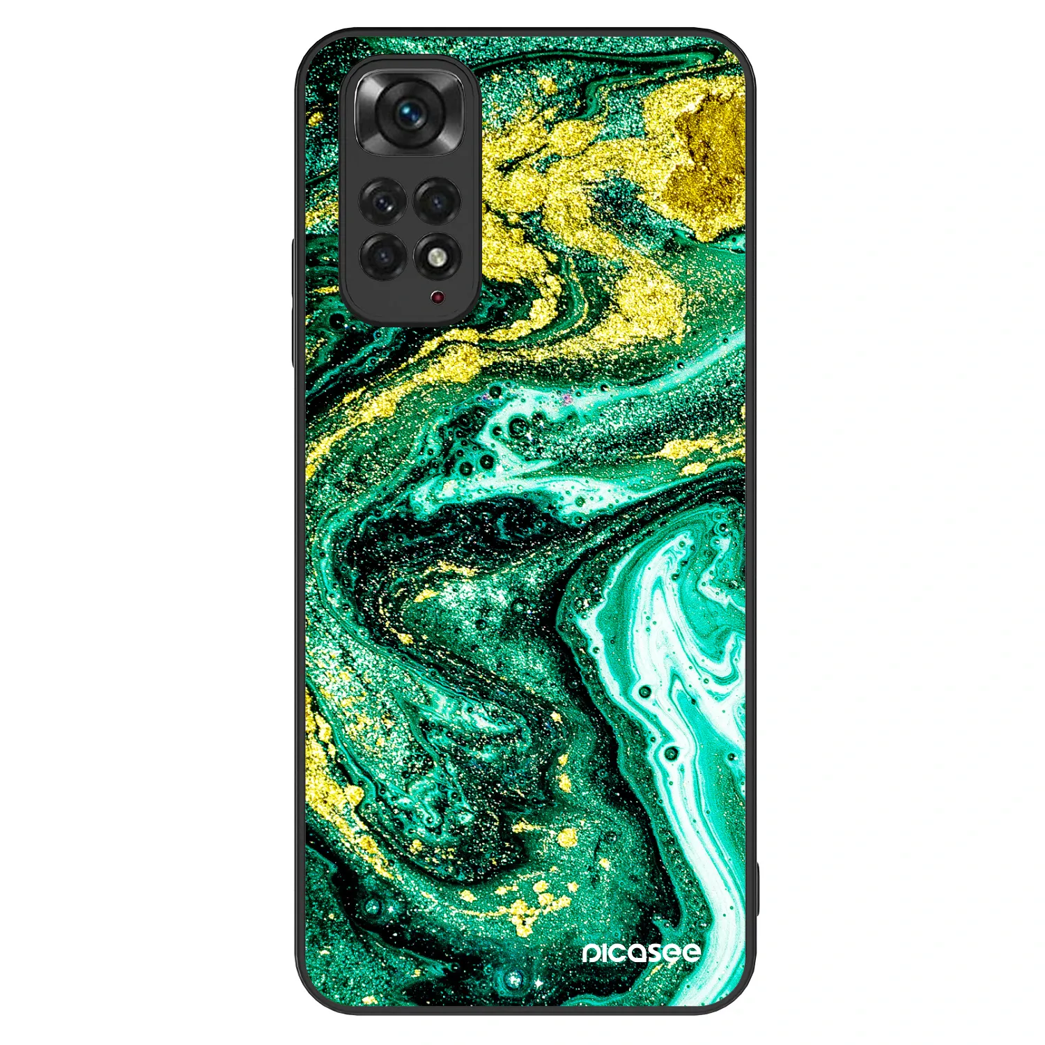 Picasee ULTIMATE CASE για Xiaomi Redmi Note 11 - Green Gold