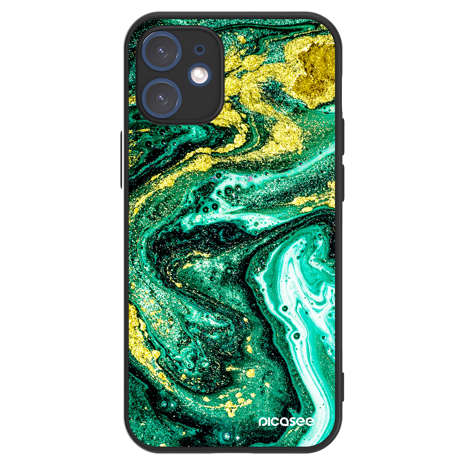 Picasee ULTIMATE CASE MagSafe pro Apple iPhone 12 mini - Green Gold