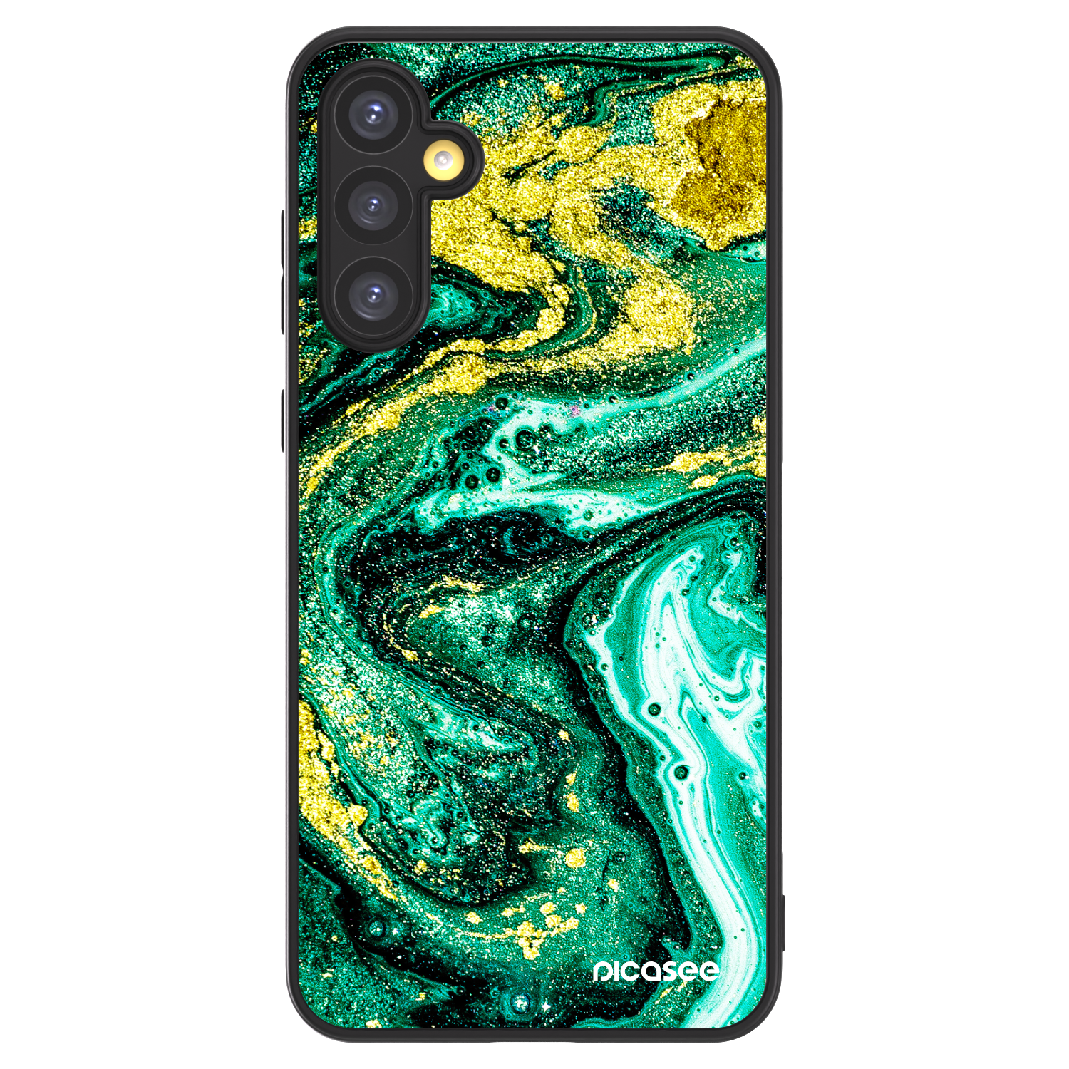 Picasee ULTIMATE CASE για Samsung Galaxy A34 5G A346B - Green Gold