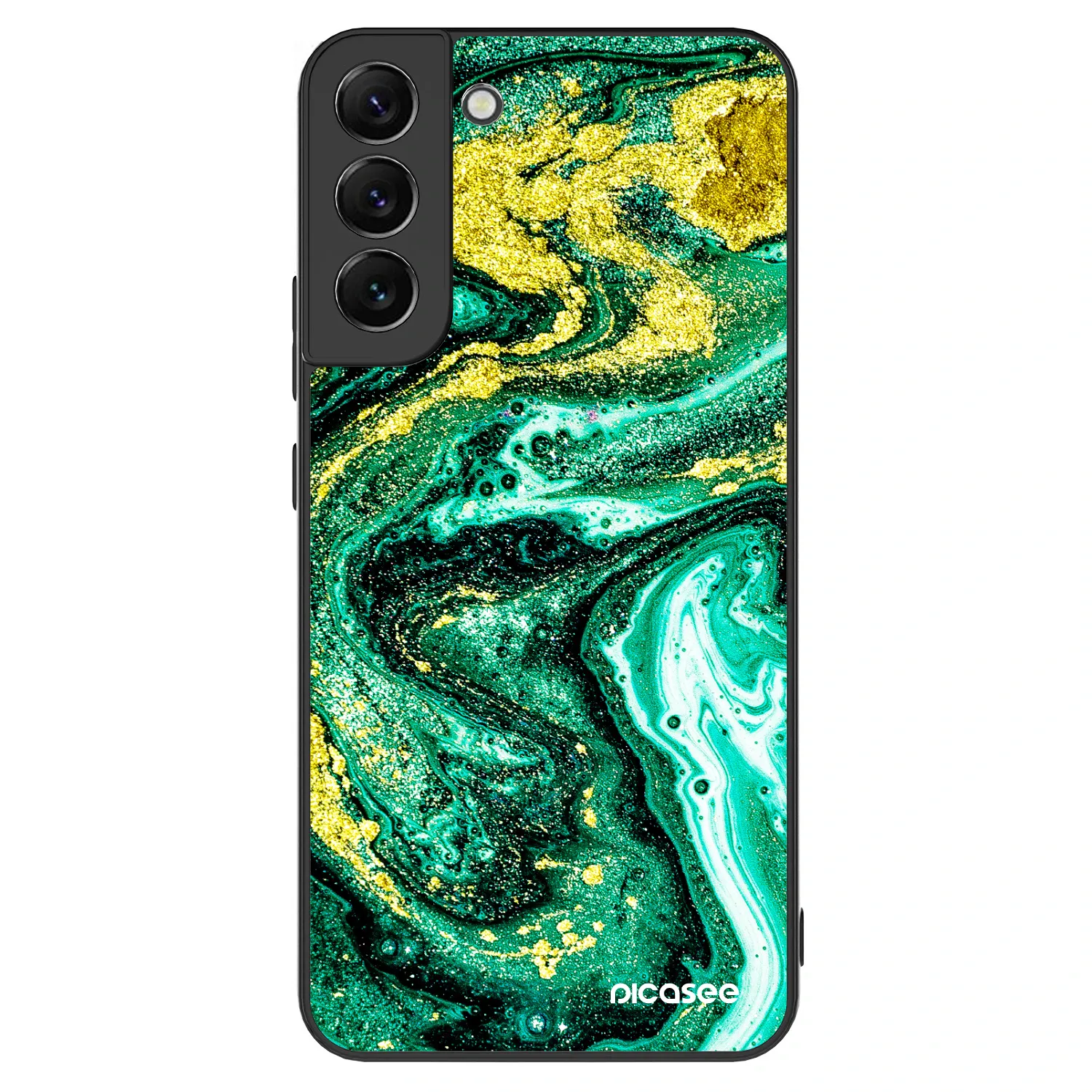 Picasee ULTIMATE CASE PowerShare για Samsung Galaxy S22+ 5G - Green Gold