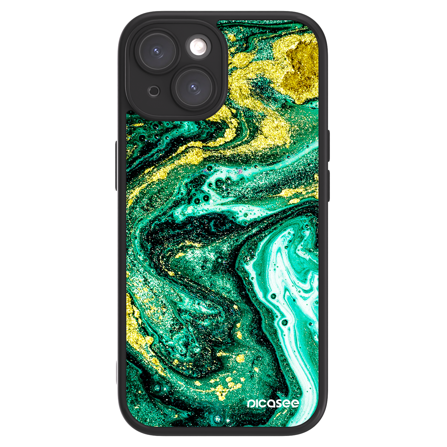 Picasee ULTIMATE CASE για Apple iPhone 15 - Green Gold