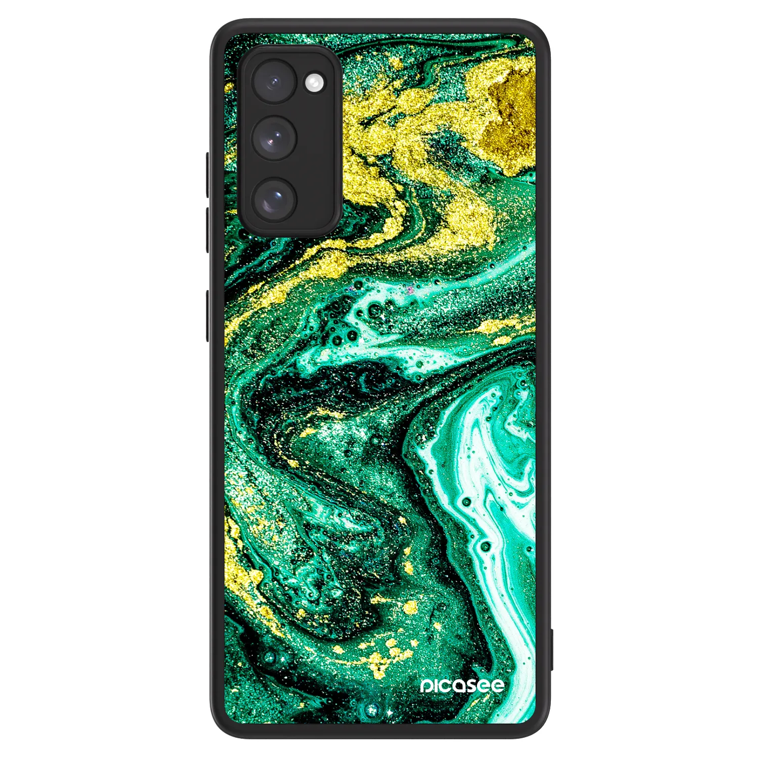 Picasee ULTIMATE CASE PowerShare για Samsung Galaxy S20 FE - Green Gold