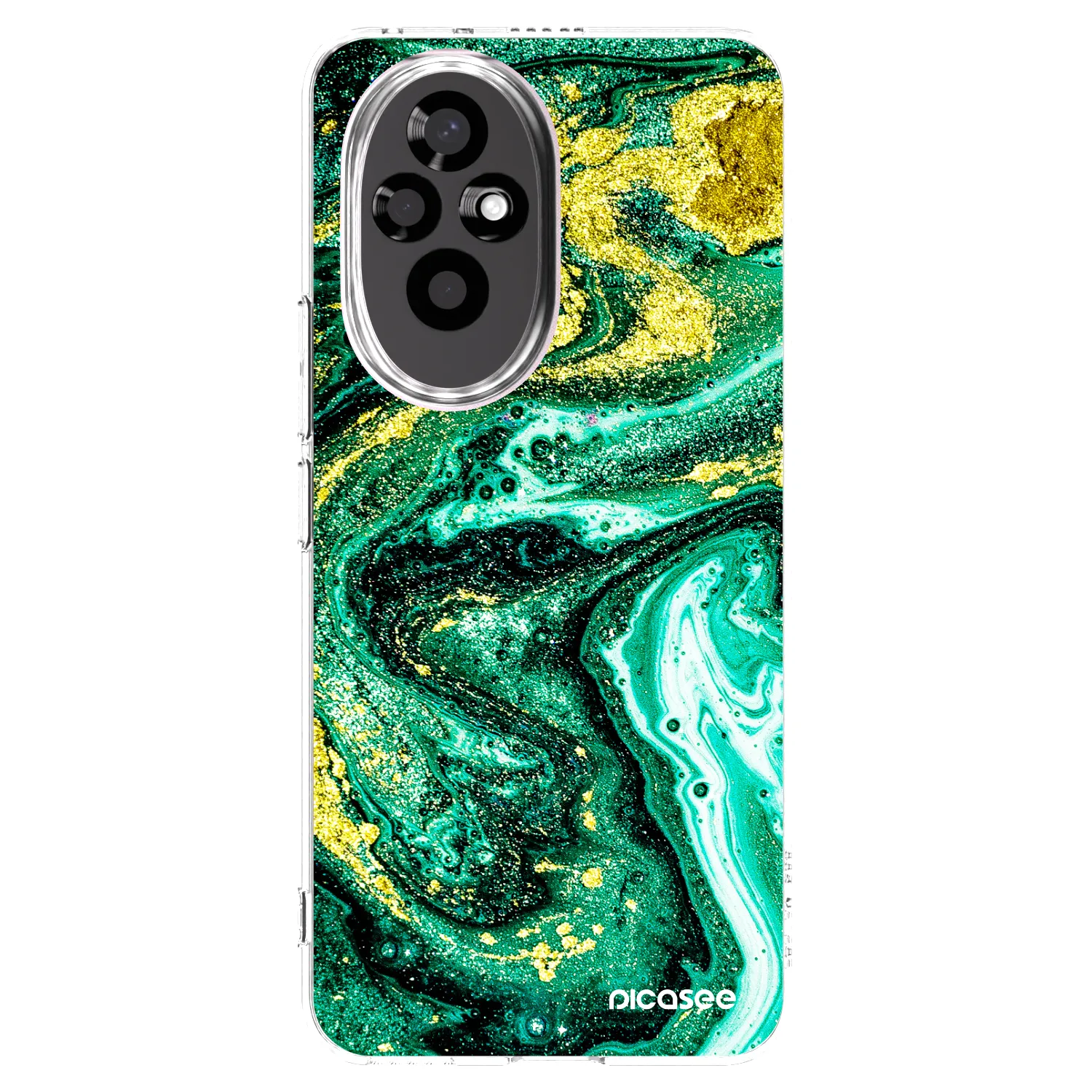 Picasee διαφανής θήκη σιλικόνης Honor 200 5G - Green Gold