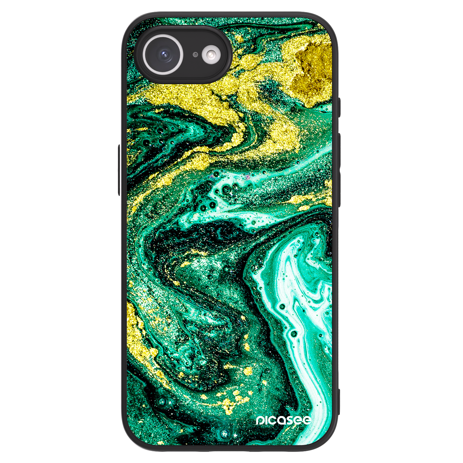 Picasee ULTIMATE CASE MagSafe pro Apple iPhone 16e - Green Gold