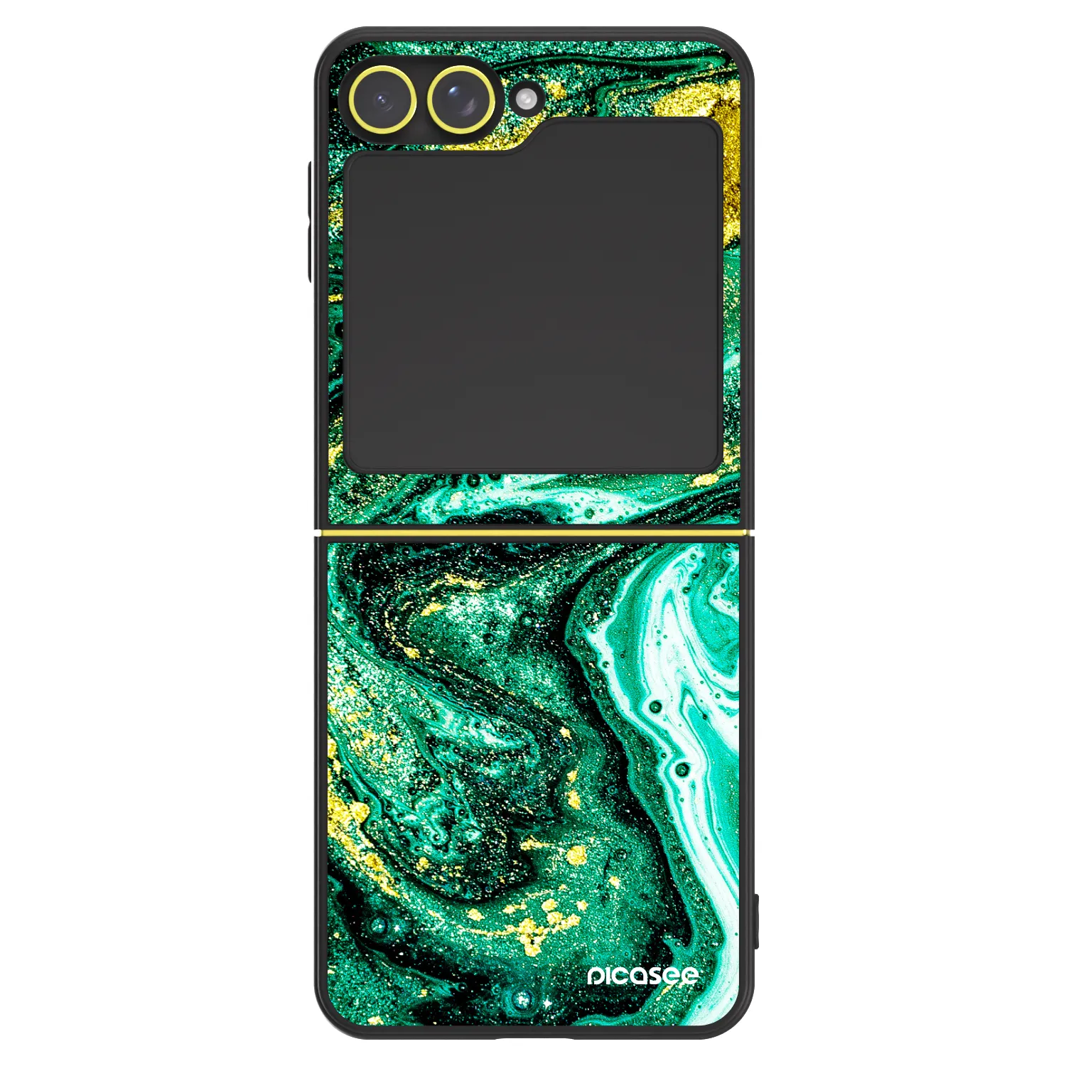 Picasee ULTIMATE CASE για Samsung Galaxy Z Flip6 5G - Green Gold