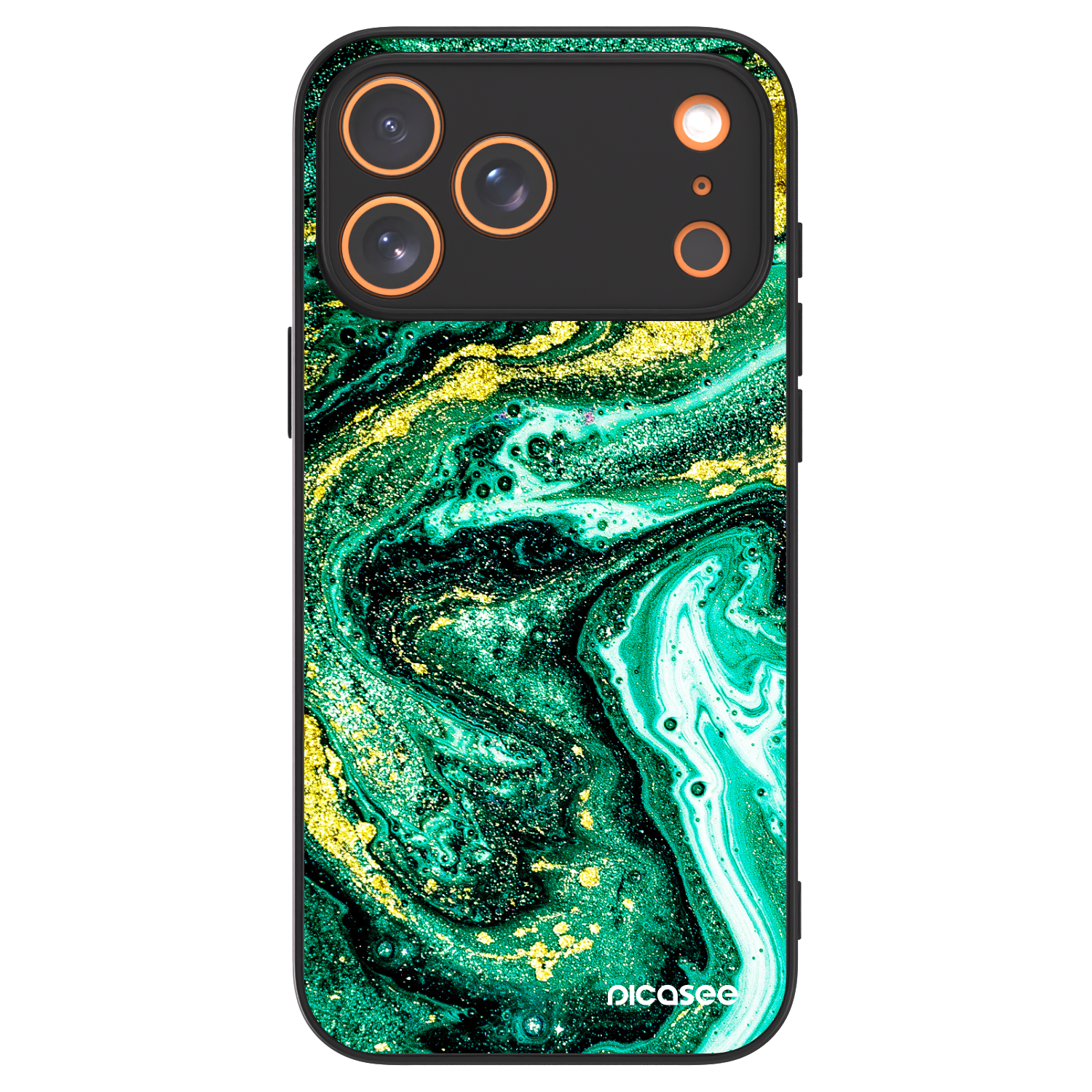 Picasee ULTIMATE CASE για Apple iPhone 17 Pro Max - Green Gold