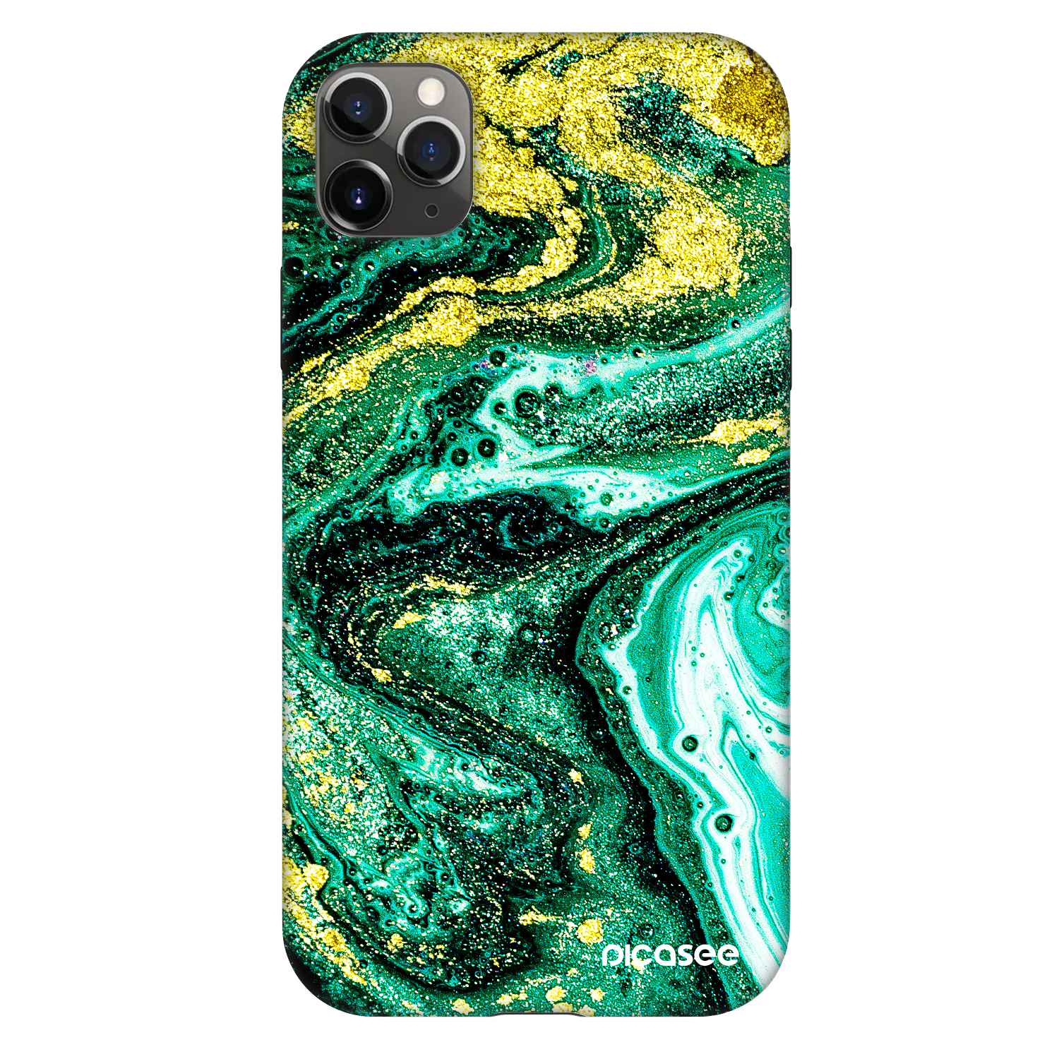 Picasee Fashion Case για Apple iPhone 11 Pro Max - Green Gold