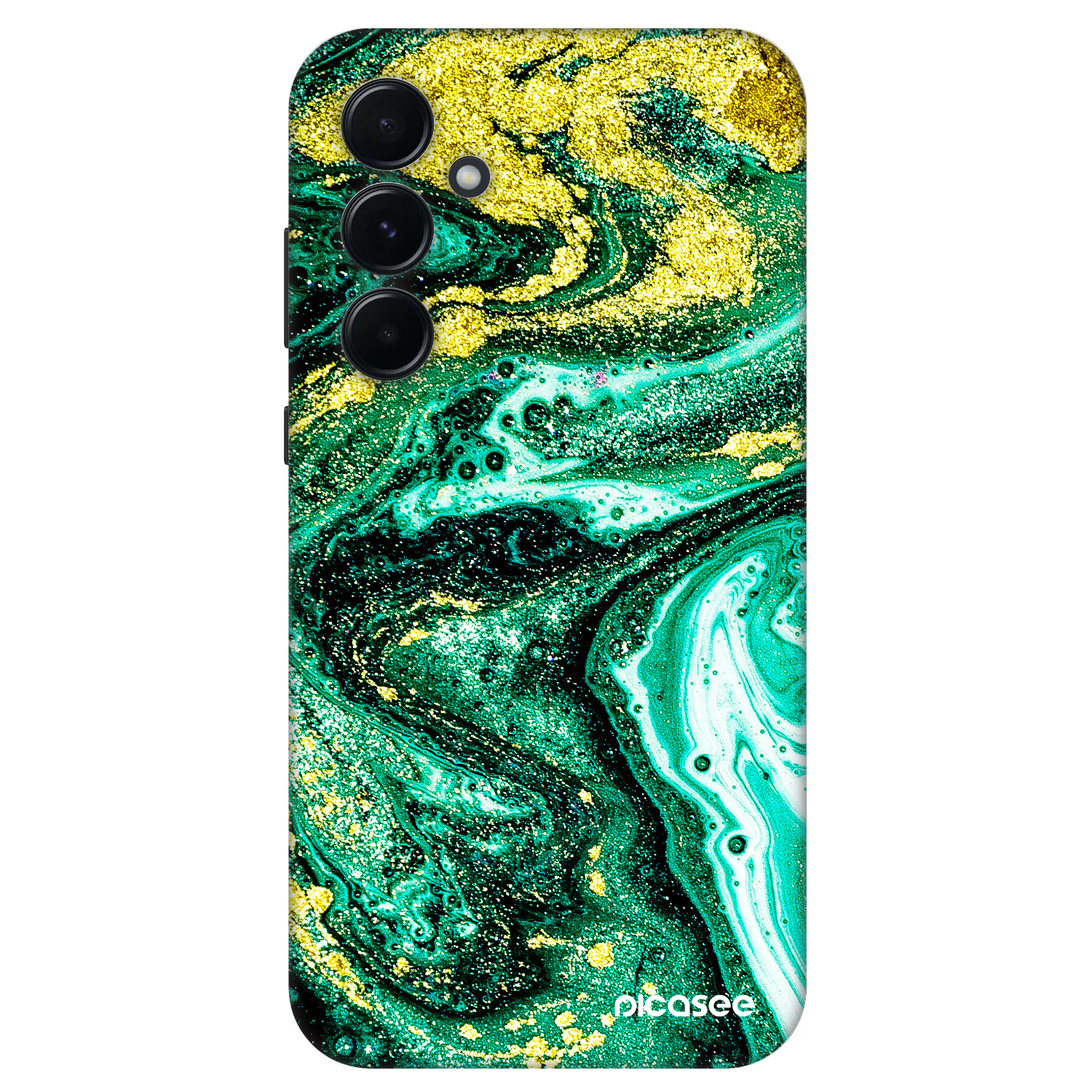 Picasee Fashion Case για Samsung Galaxy A55 5G A556B - Green Gold
