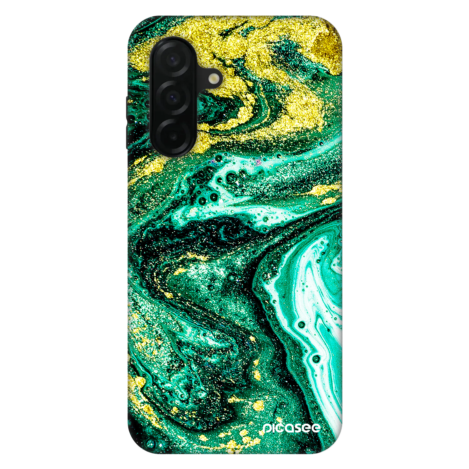 Picasee Fashion Case για Samsung Galaxy A26 5G A266B - Green Gold