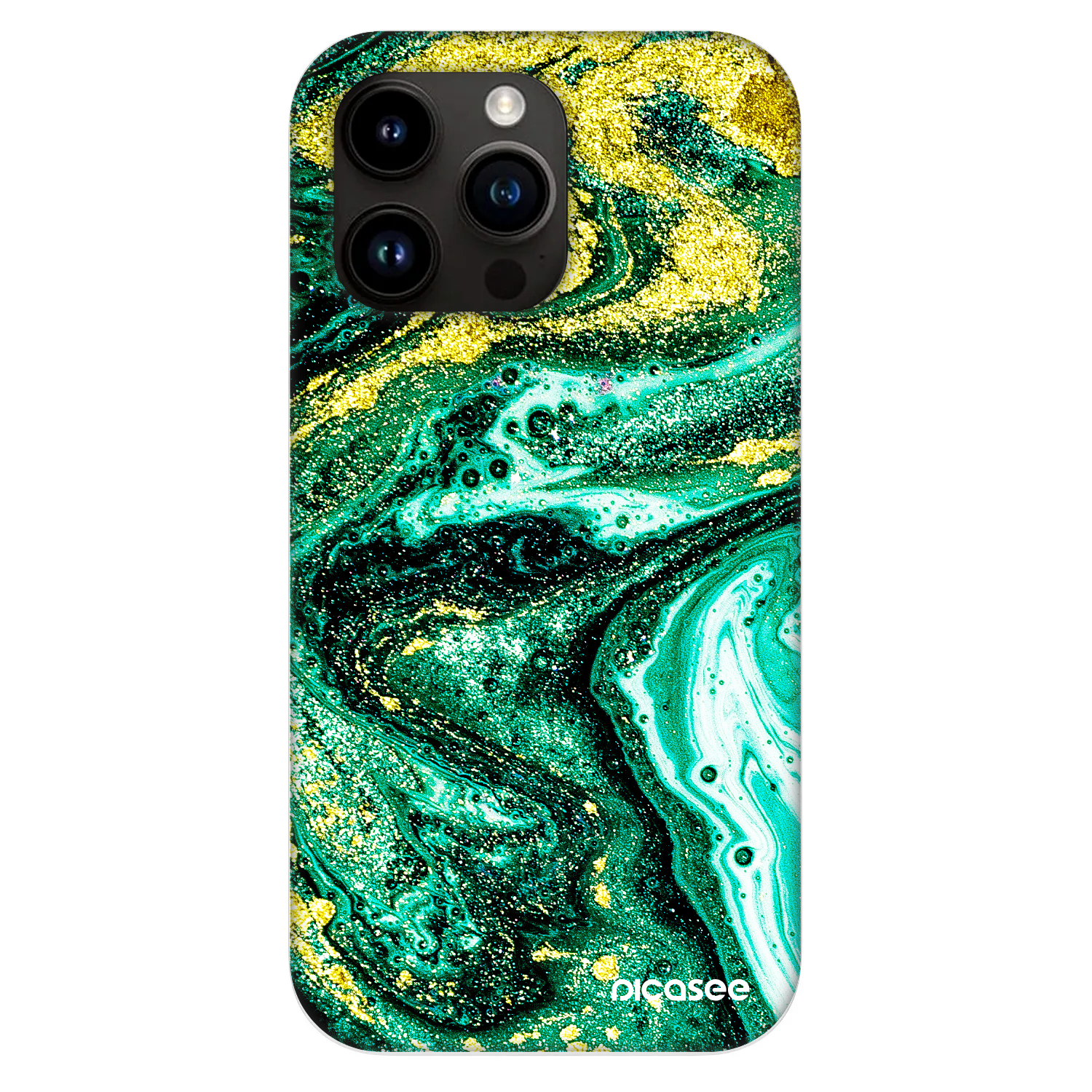 Picasee Fashion Case MagSafe για Apple iPhone 13 Pro - Green Gold