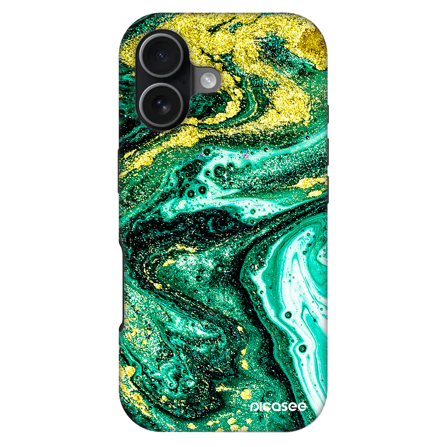 Picasee Fashion Case MagSafe για Apple iPhone 17 - Green Gold