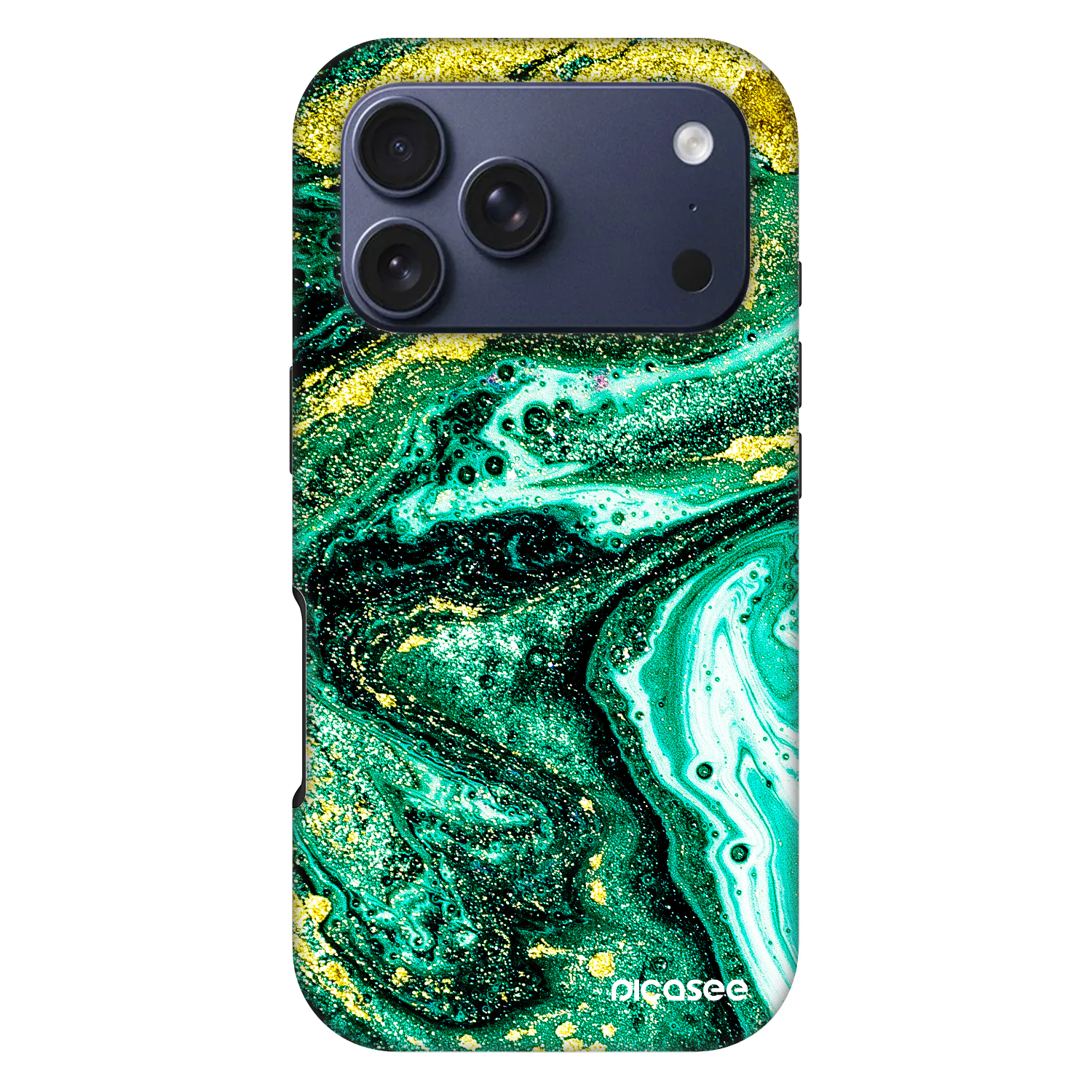 Picasee Fashion Case MagSafe για Apple iPhone 17 Pro - Green Gold
