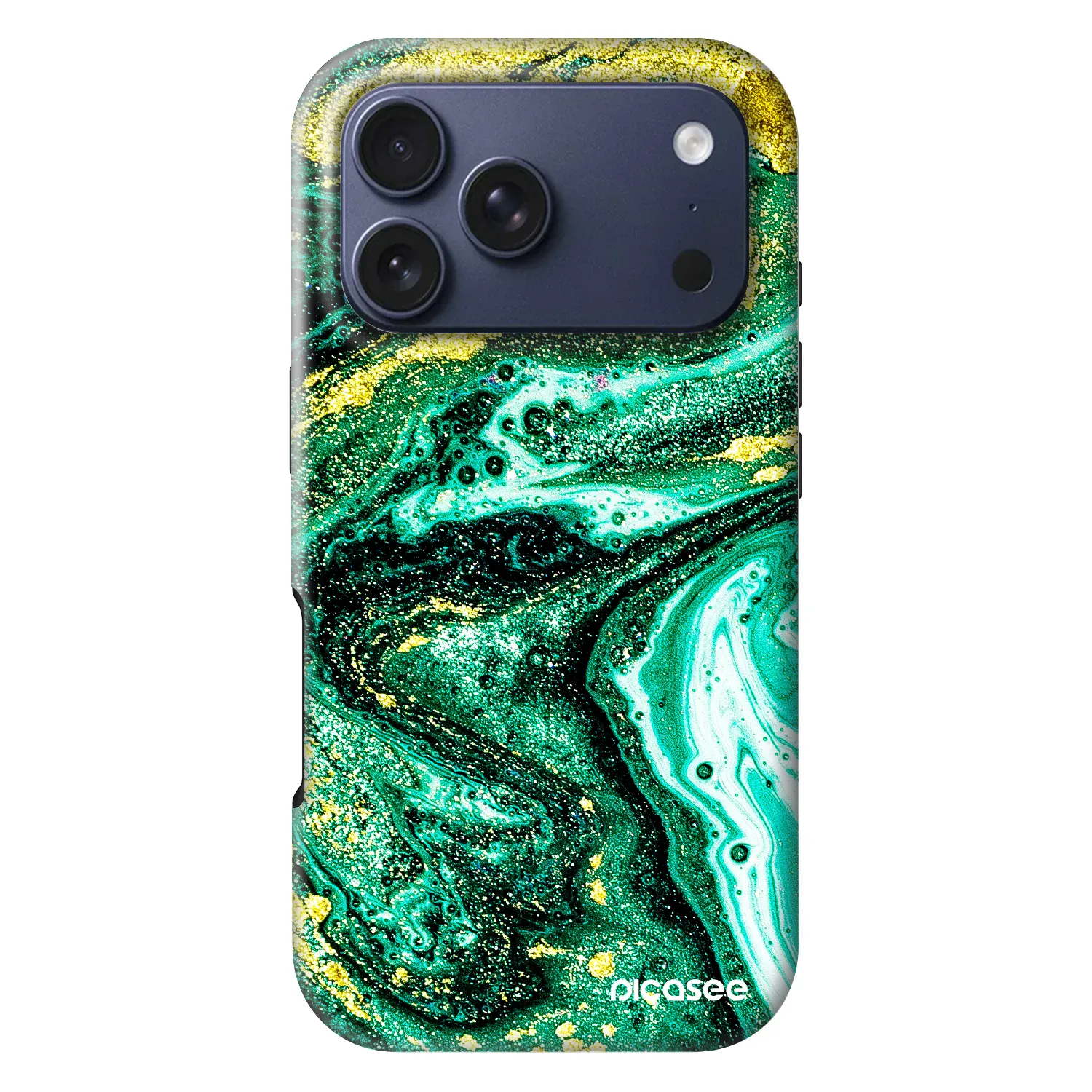Picasee Fashion Case MagSafe για Apple iPhone 18 Pro - Green Gold