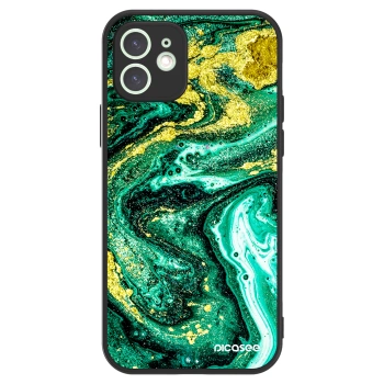 Picasee ULTIMATE CASE για Apple iPhone 12 - Green Gold