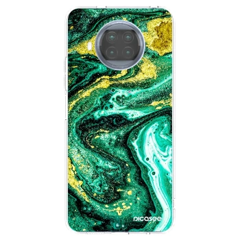 Picasee διαφανής θήκη σιλικόνης Xiaomi Mi 10T Lite - Green Gold