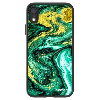 Picasee ULTIMATE CASE για Apple iPhone XR - Green Gold