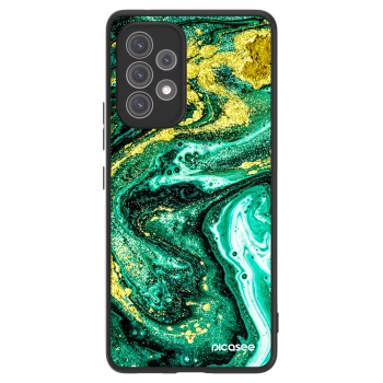 Picasee ULTIMATE CASE για Samsung Galaxy A52 5G A525F - Green Gold