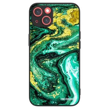 Picasee ULTIMATE CASE για Apple iPhone 13 - Green Gold