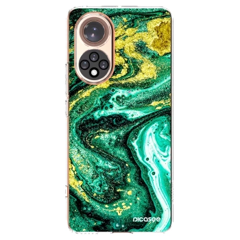 Picasee διαφανής θήκη σιλικόνης Honor 50 5G - Green Gold