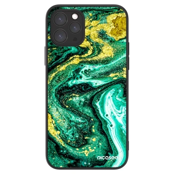 Picasee ULTIMATE CASE MagSafe pro Apple iPhone 11 Pro - Green Gold