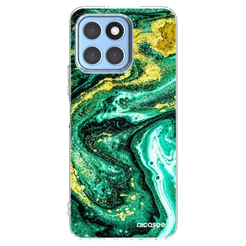 Picasee διαφανής θήκη σιλικόνης Honor X6 - Green Gold