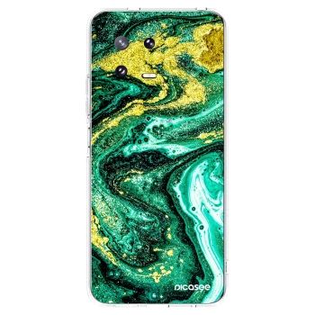 Picasee διαφανής θήκη σιλικόνης Xiaomi 13 Pro - Green Gold