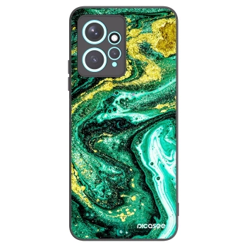 Picasee Μαύρη θήκη σιλικόνης για Xiaomi Redmi Note 12 4G - Green Gold