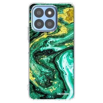 Picasee διαφανής θήκη σιλικόνης Honor X8b - Green Gold