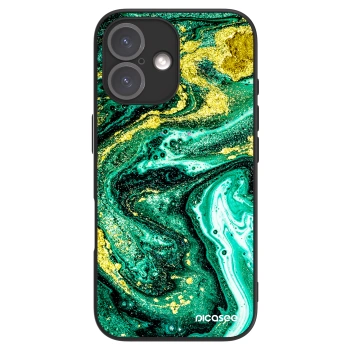 Picasee ULTIMATE CASE για Apple iPhone 16 - Green Gold