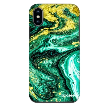 Θήκη για Apple iPhone X/XS - Green Gold