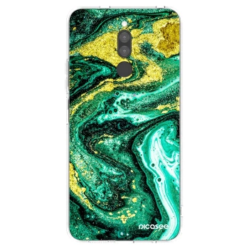 Picasee διαφανής θήκη σιλικόνης Xiaomi Redmi 8 - Green Gold