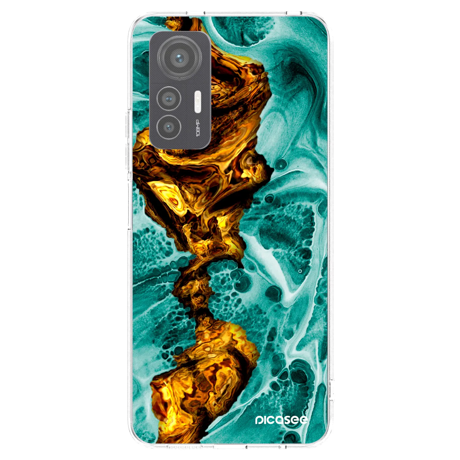 Picasee διαφανής θήκη σιλικόνης Xiaomi 12 Lite - Goldsky
