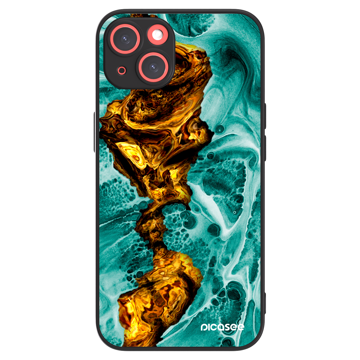 Picasee ULTIMATE CASE MagSafe pro Apple iPhone 13 - Goldsky