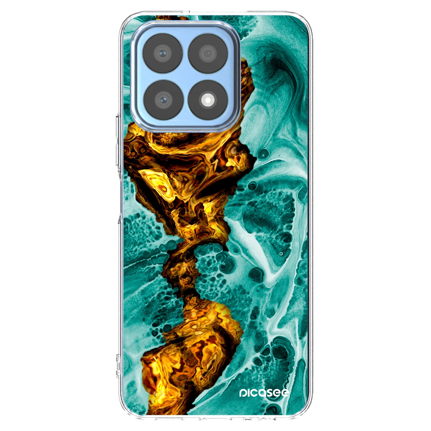 Picasee διαφανής θήκη σιλικόνης Honor X8a - Goldsky