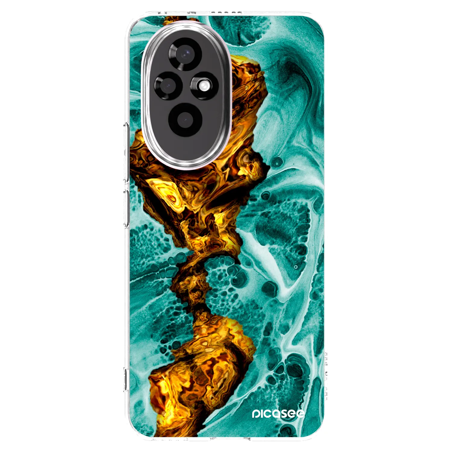 Picasee διαφανής θήκη σιλικόνης Honor 200 Pro 5G - Goldsky