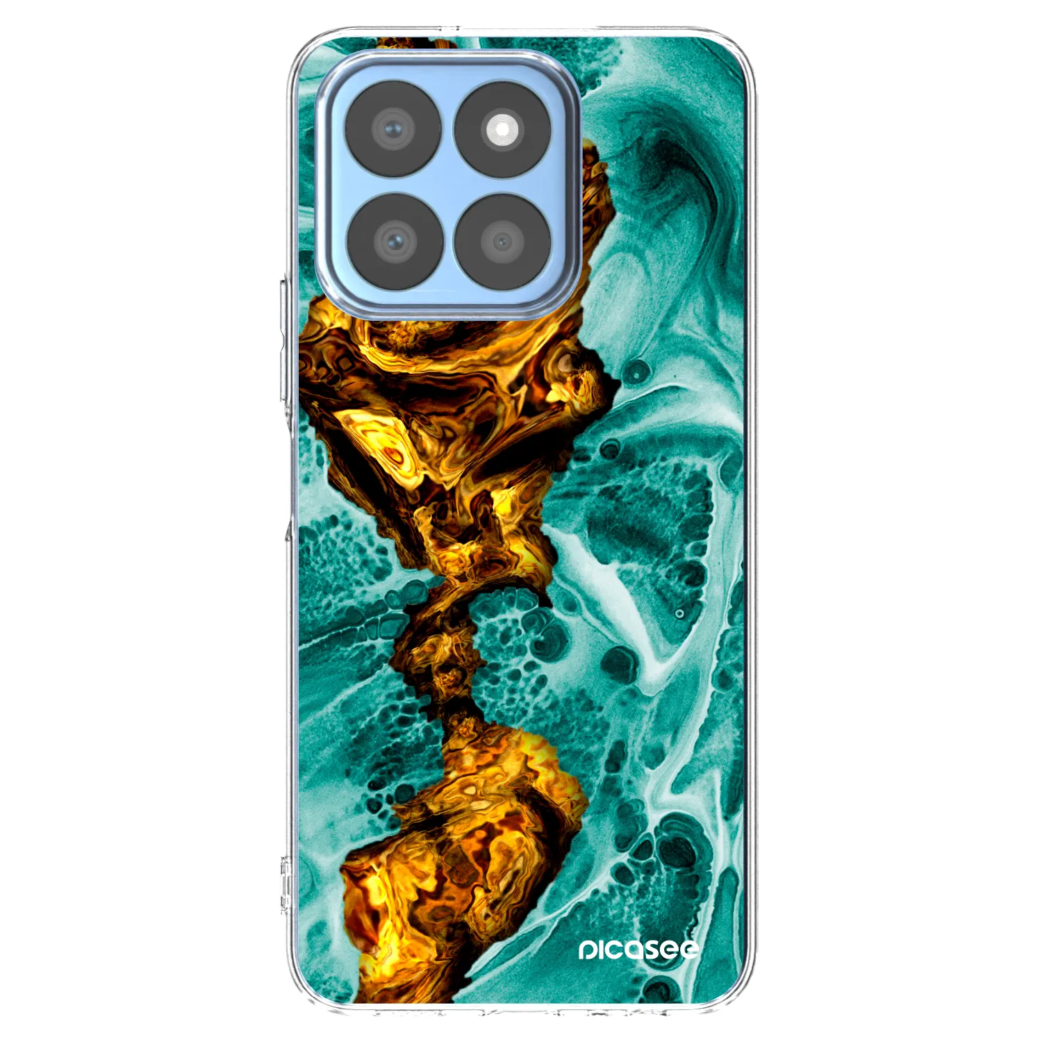 Picasee διαφανής θήκη σιλικόνης Honor X8c - Goldsky