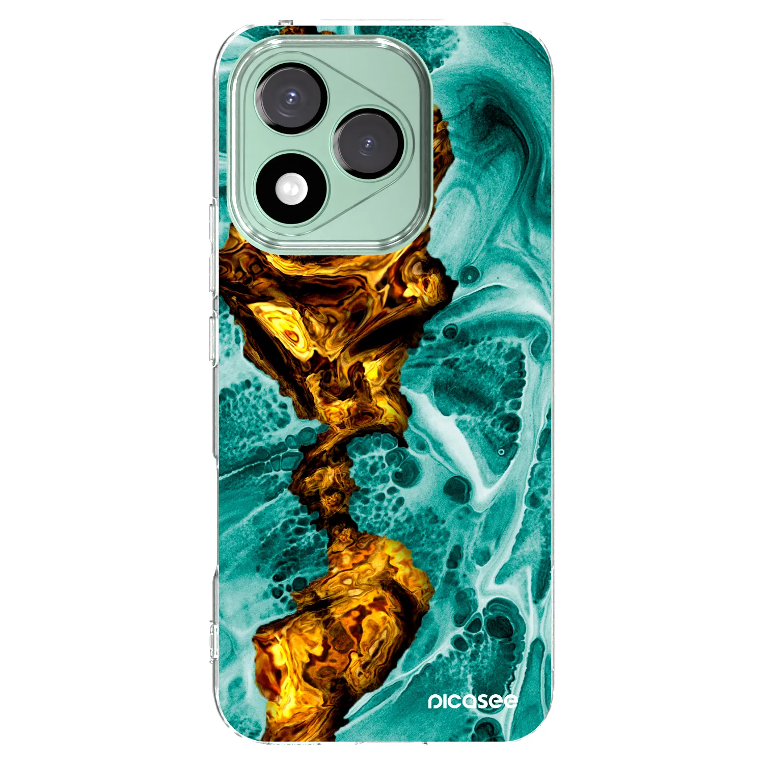 Picasee διαφανής θήκη σιλικόνης Honor 400 Lite 5G - Goldsky